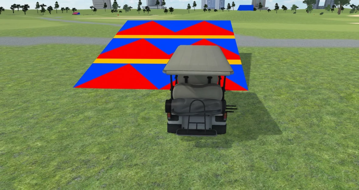 Изображение игры: Golf Cart Drive