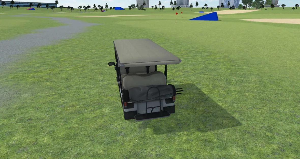 Изображение игры: Golf Cart Drive