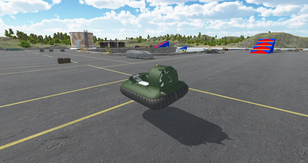 Изображение игры: Hovercraft Drive