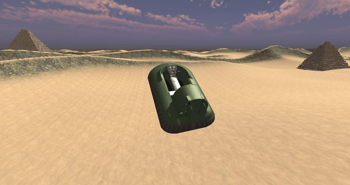 Изображение игры: Hovercraft Drive