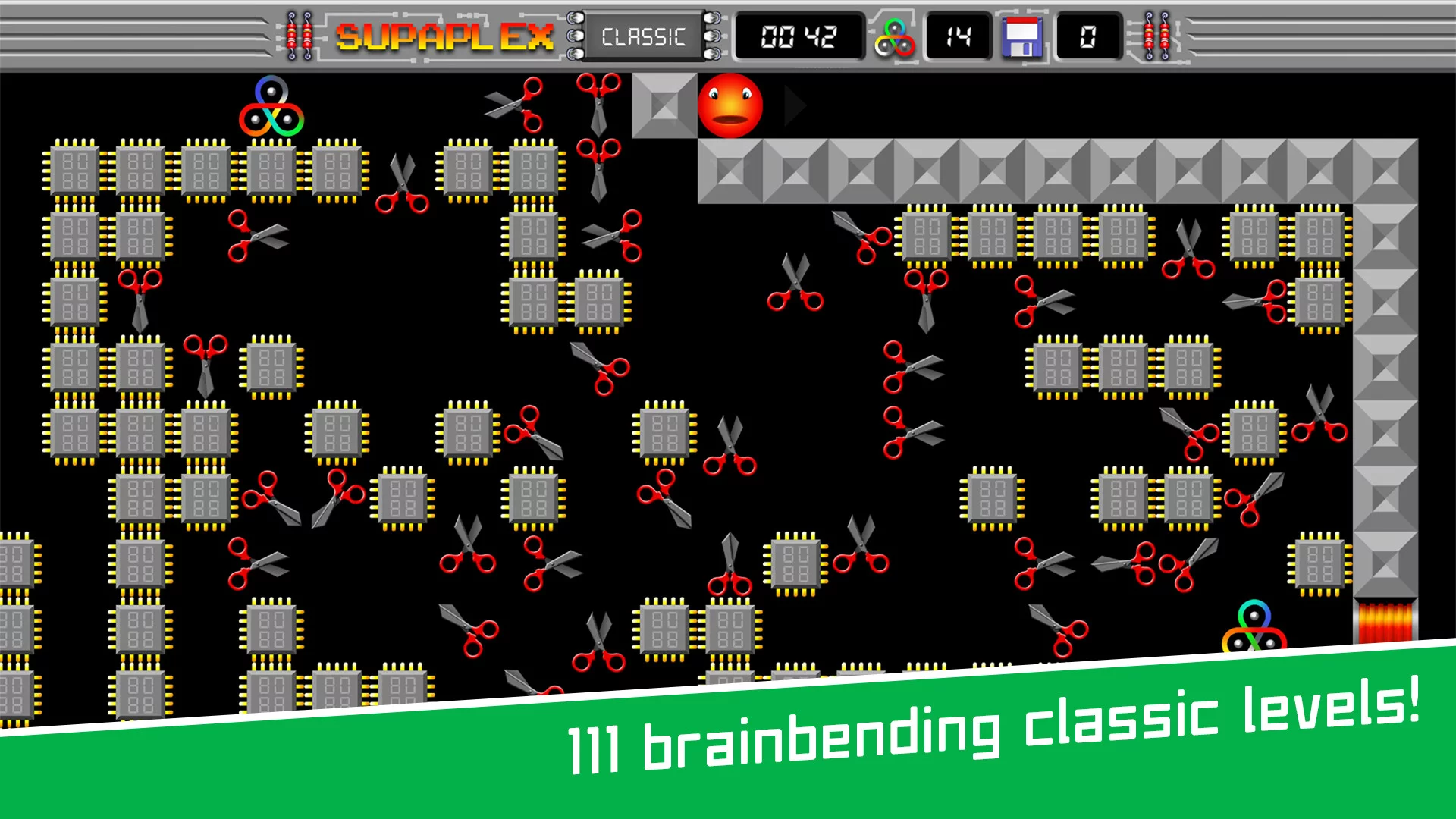 Изображение игры: Supaplex