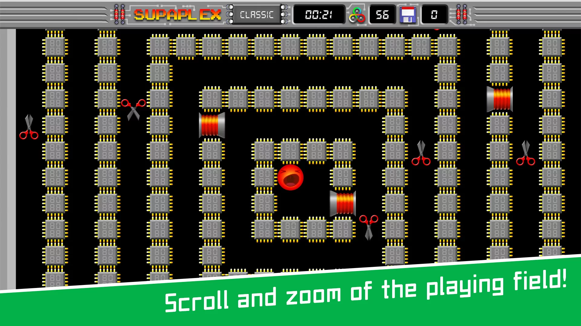 Изображение игры: Supaplex