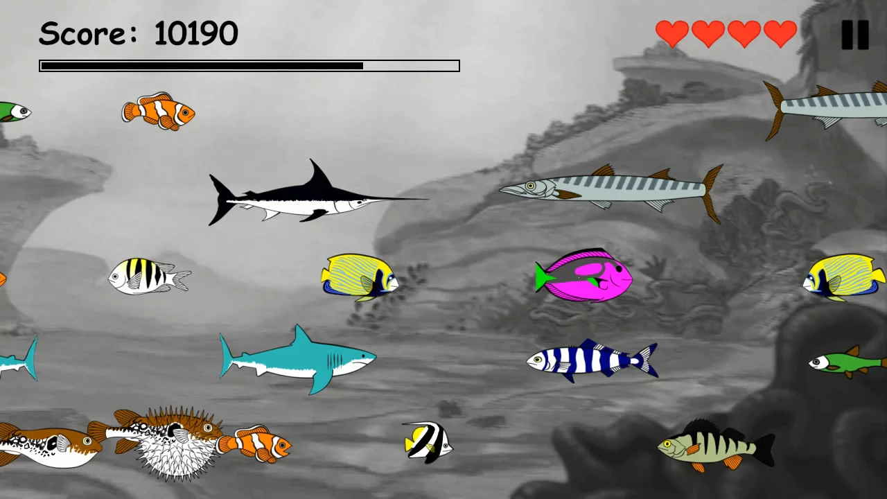 Изображение игры: Hungry Fish Evolution