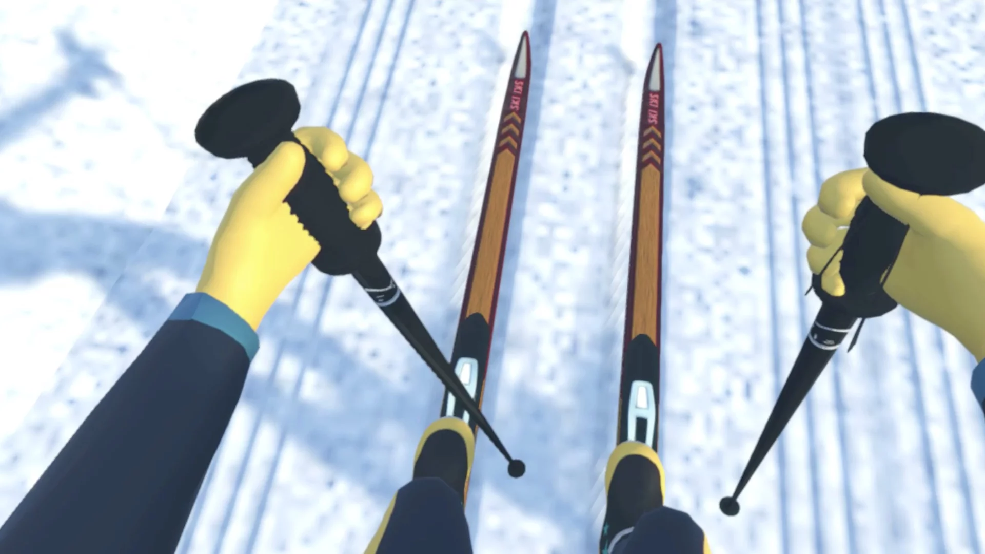 Изображение игры: Cross Country Skiing VR