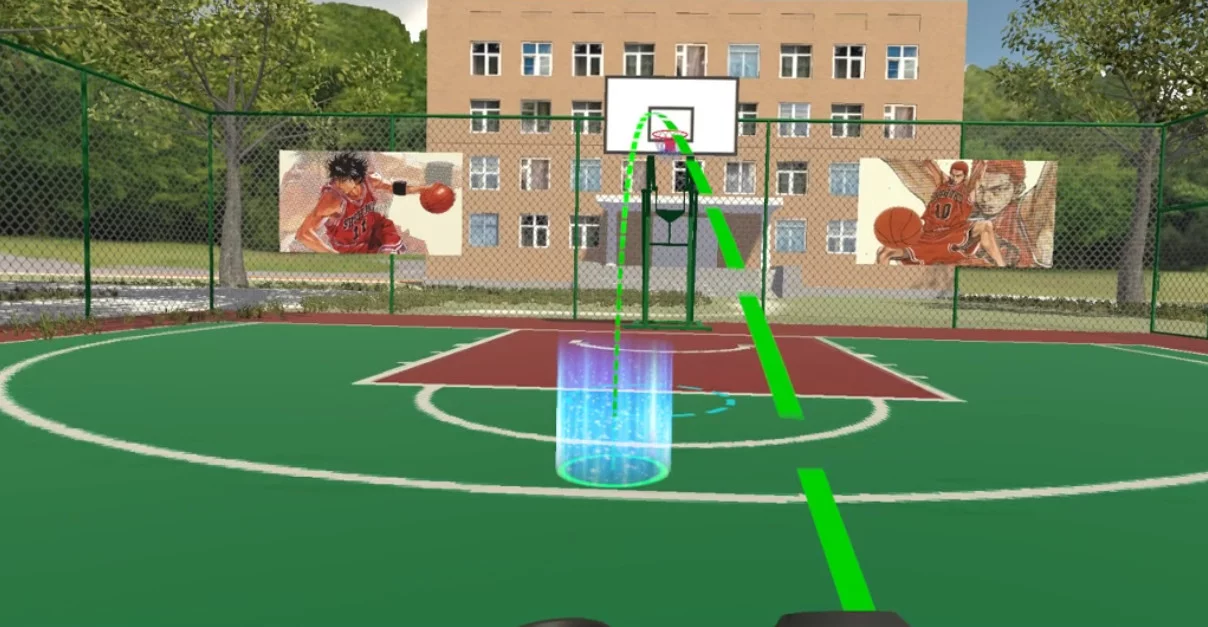 Изображение игры: Slamdunk VR