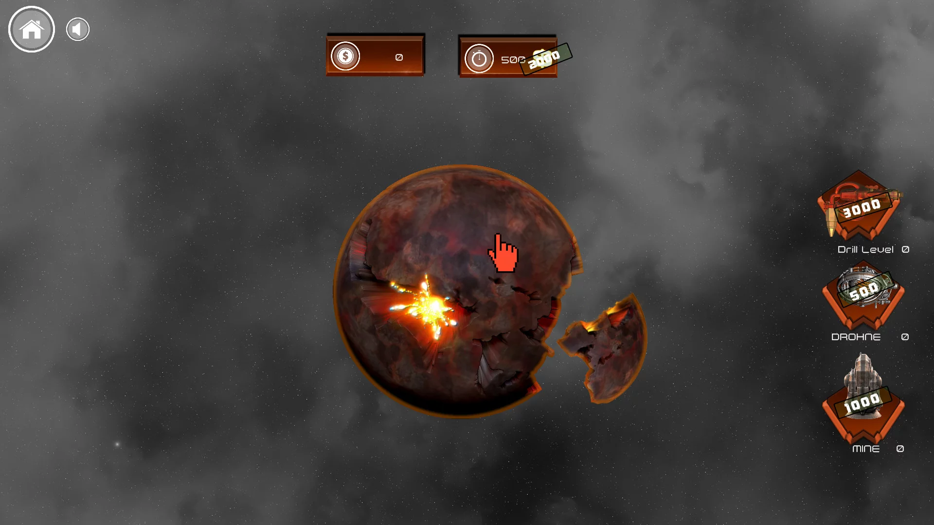 Изображение игры: Clicker Planet