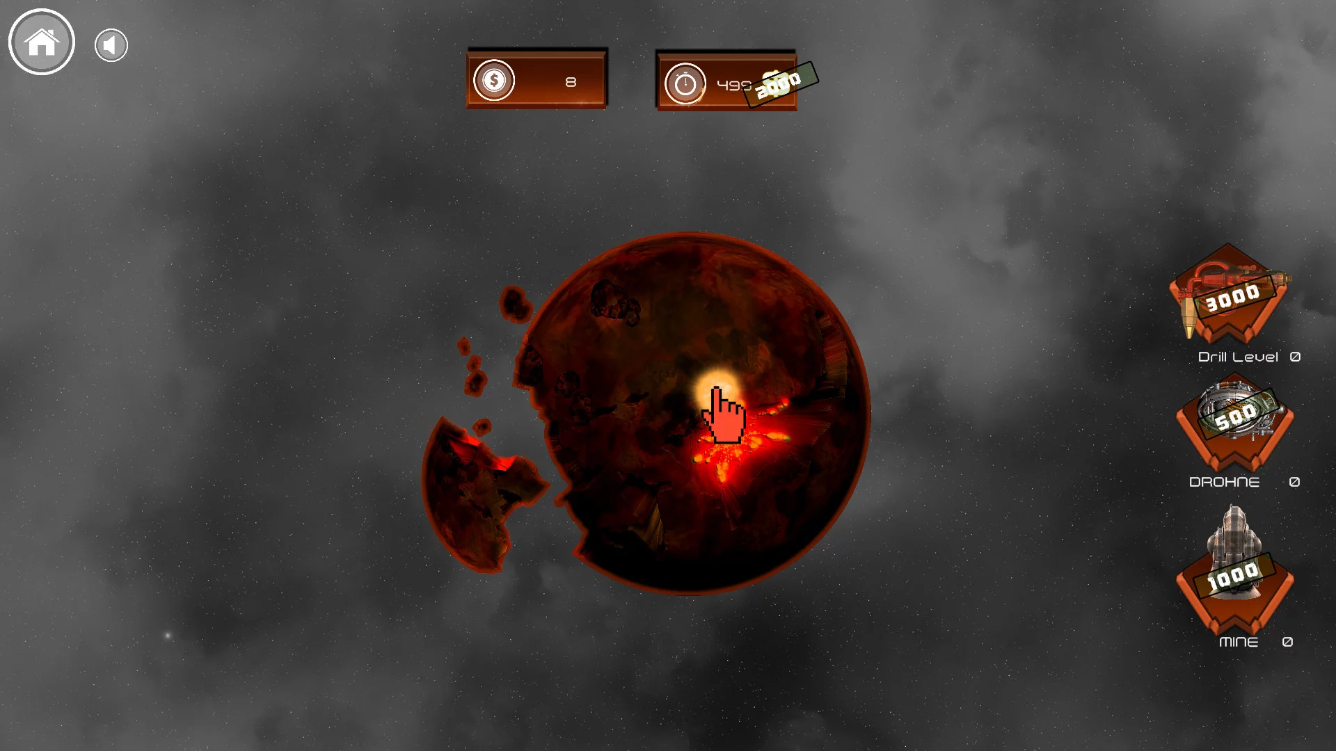 Изображение игры: Clicker Planet