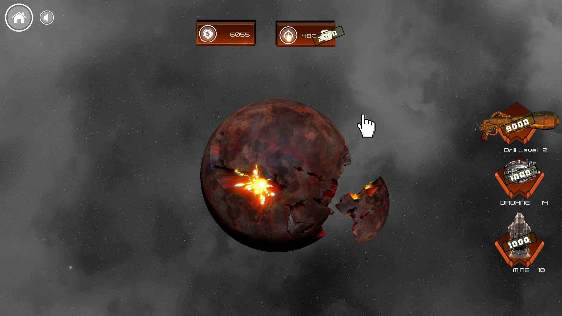 Изображение игры: Clicker Planet