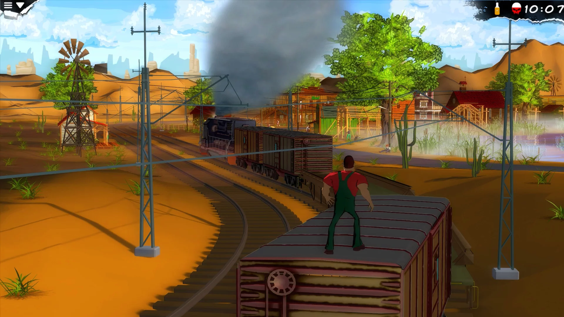 Изображение игры: My Mad Road - adventure racing & shooting