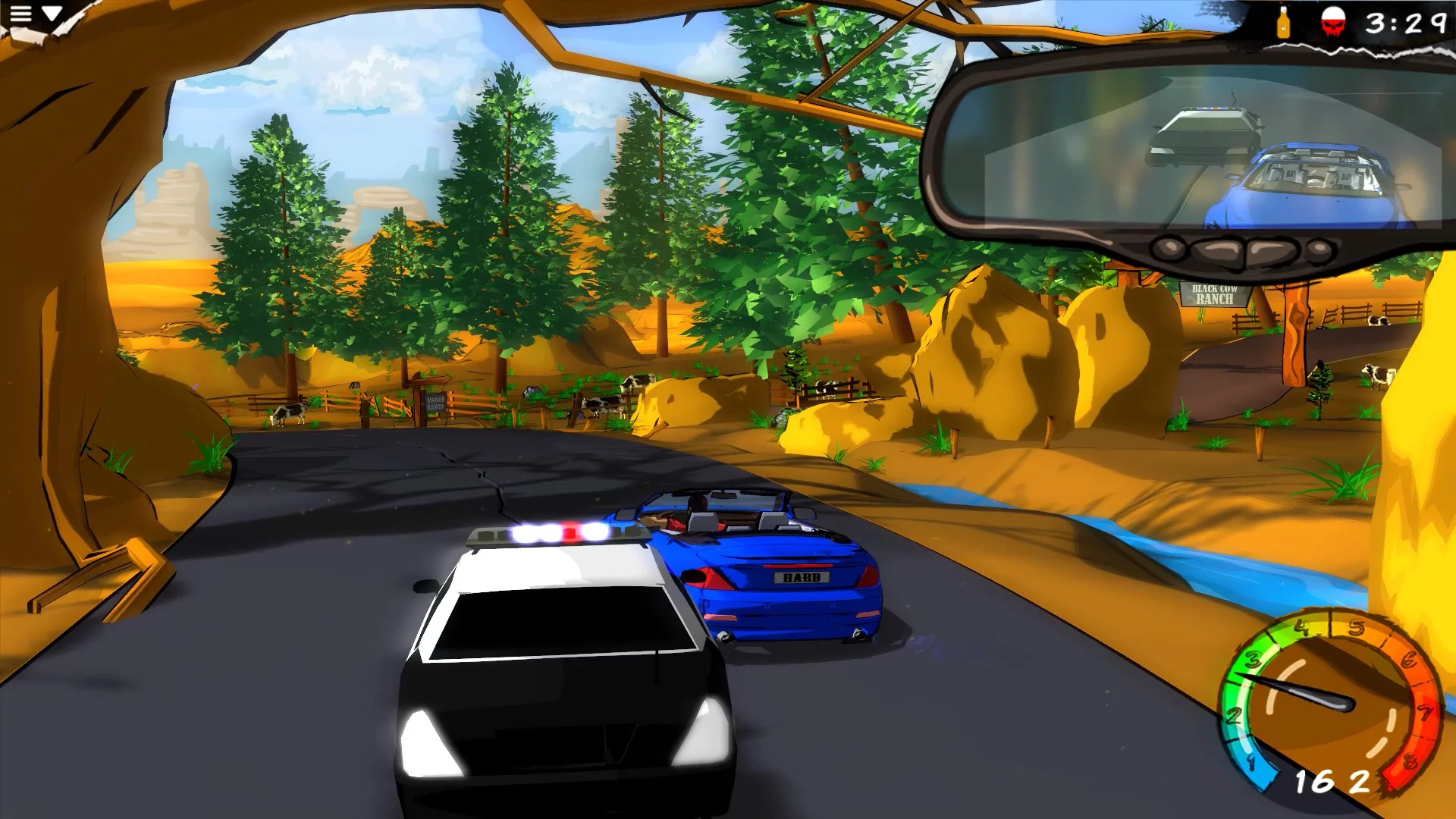 Изображение игры: My Mad Road - adventure racing & shooting