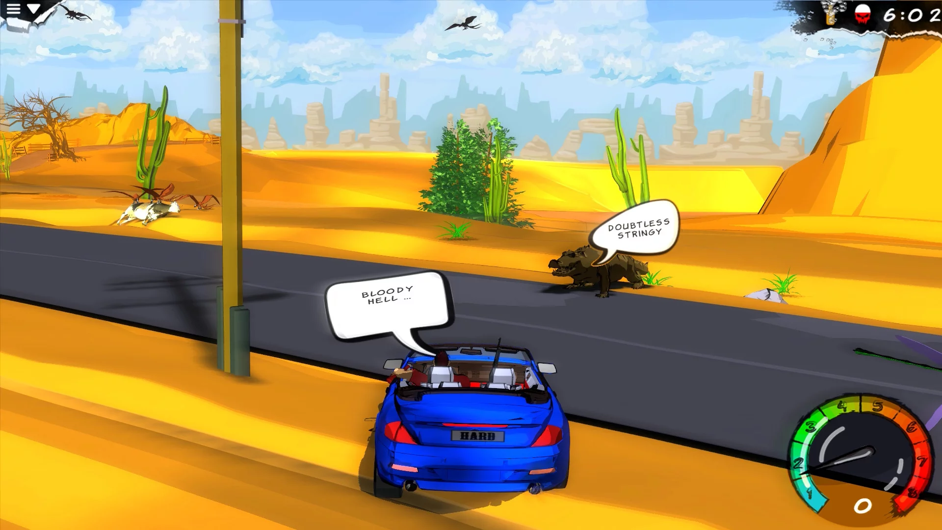 Изображение игры: My Mad Road - adventure racing & shooting