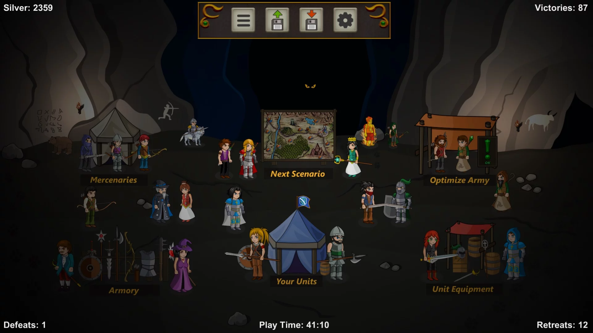 Изображение игры: Tactics Maiden Remastered
