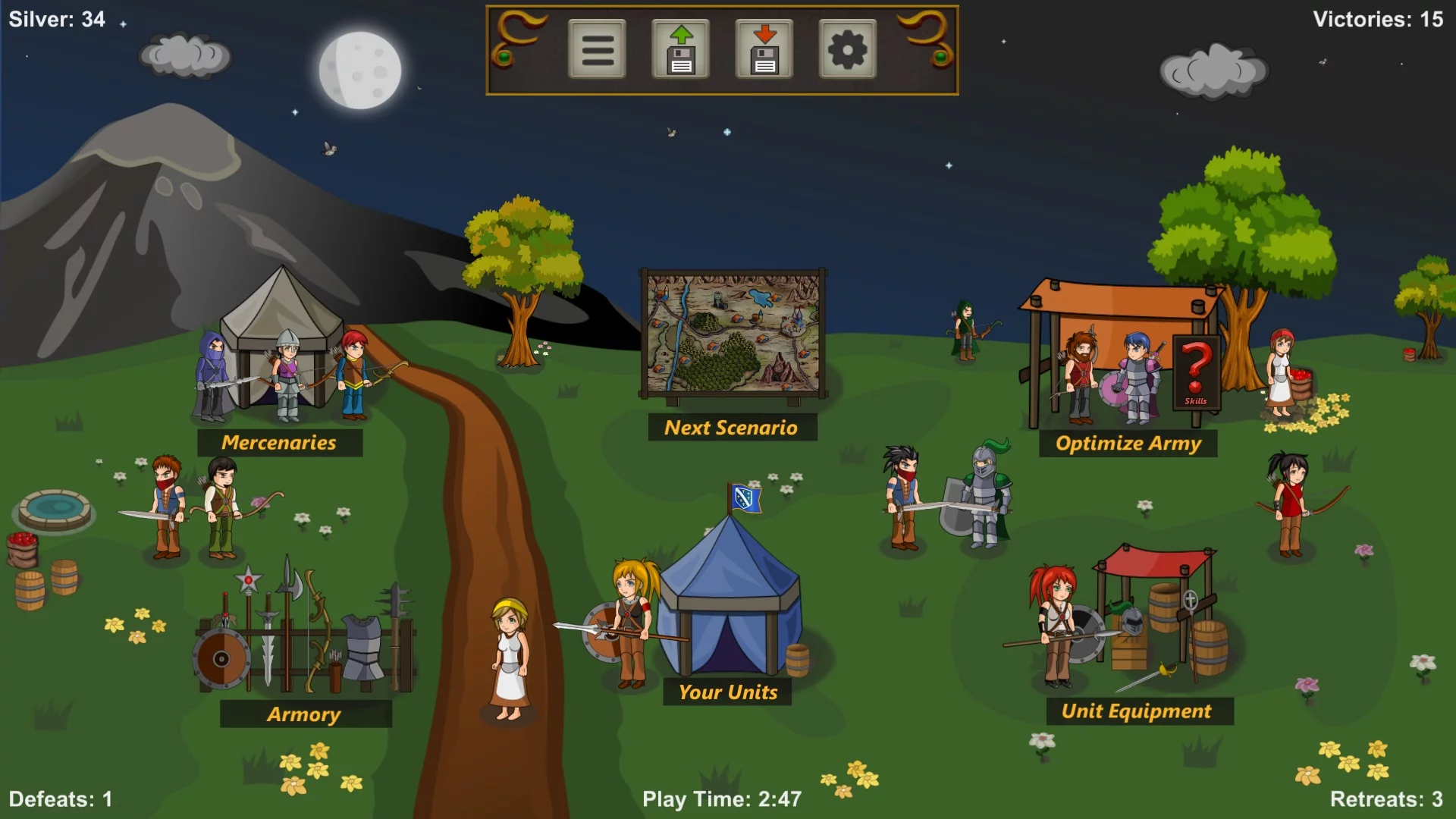 Изображение игры: Tactics Maiden Remastered