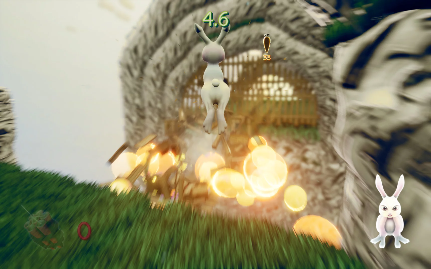 Изображение игры: Dynamite Bunny: Catch The Carrot