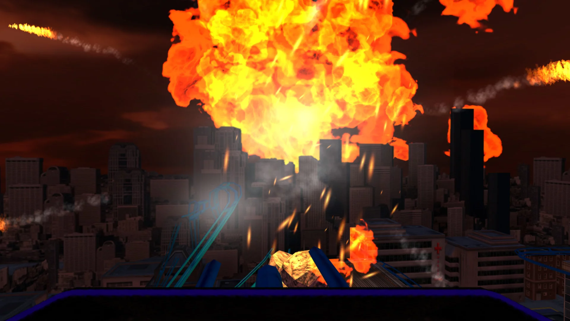 Изображение игры: Roller Coaster Apocalypse VR