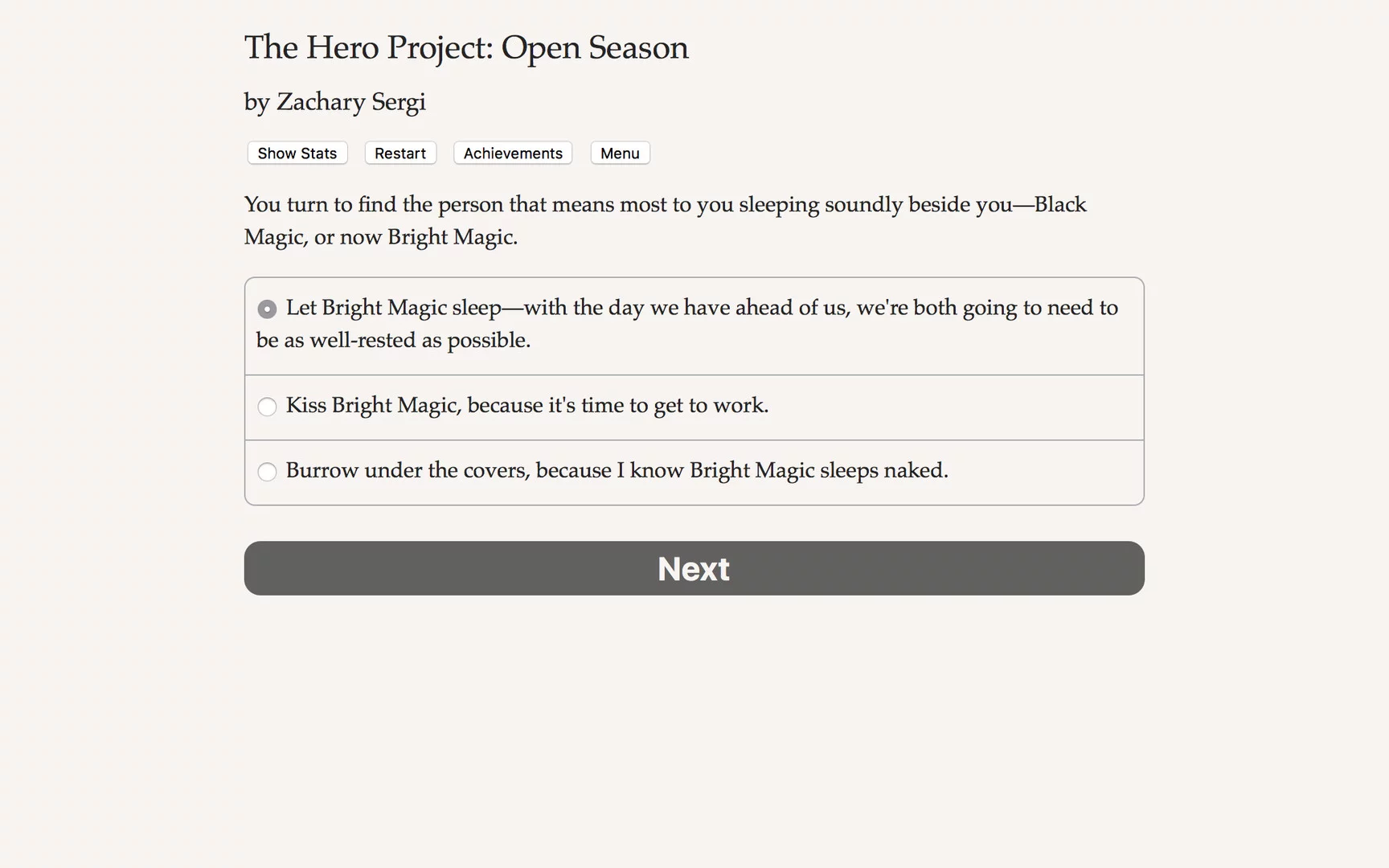 Изображение игры: The Hero Project: Open Season