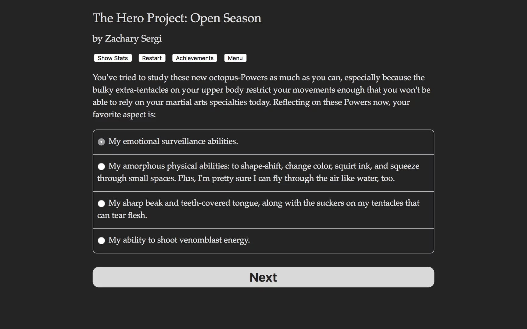 Изображение игры: The Hero Project: Open Season