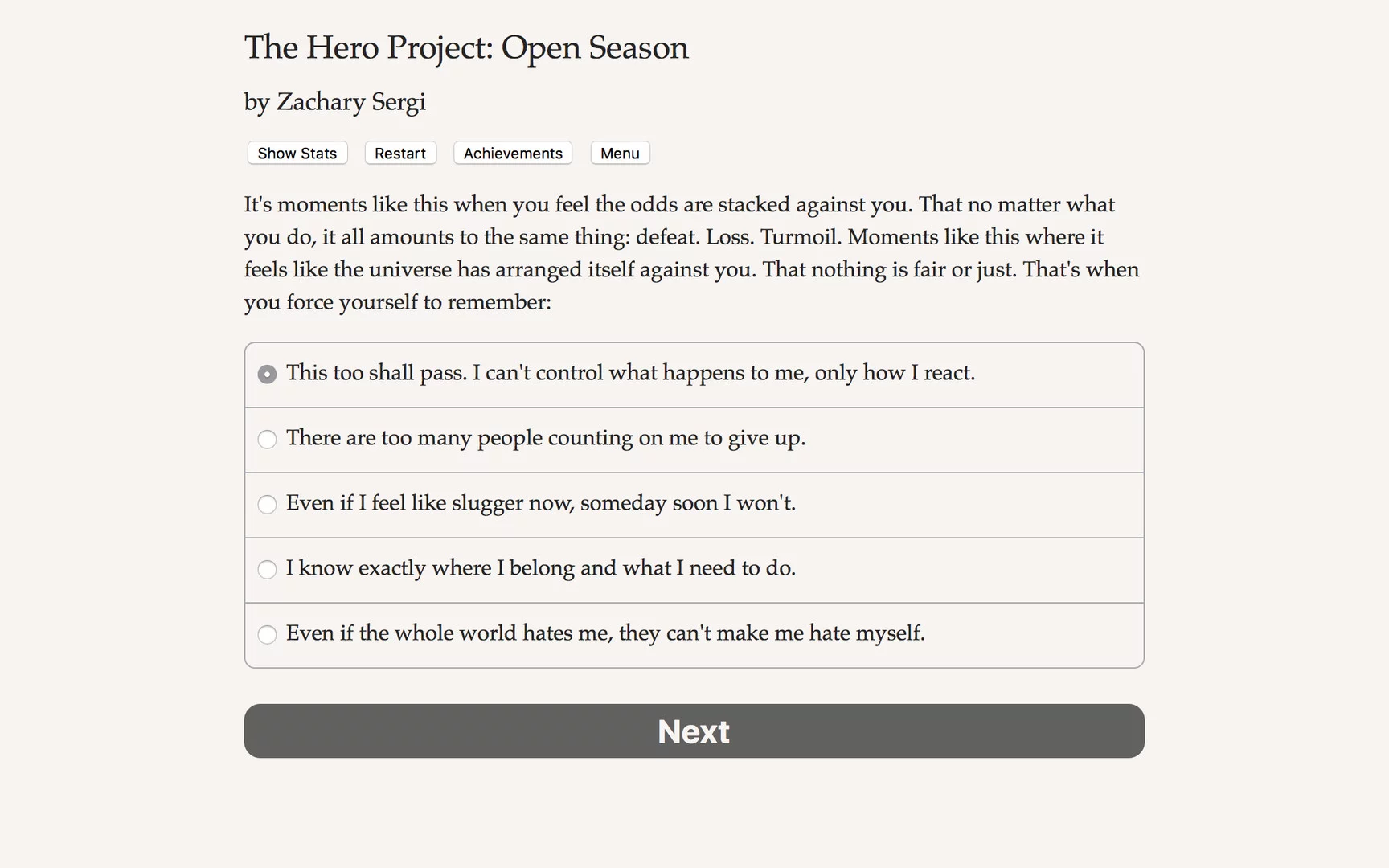 Изображение игры: The Hero Project: Open Season