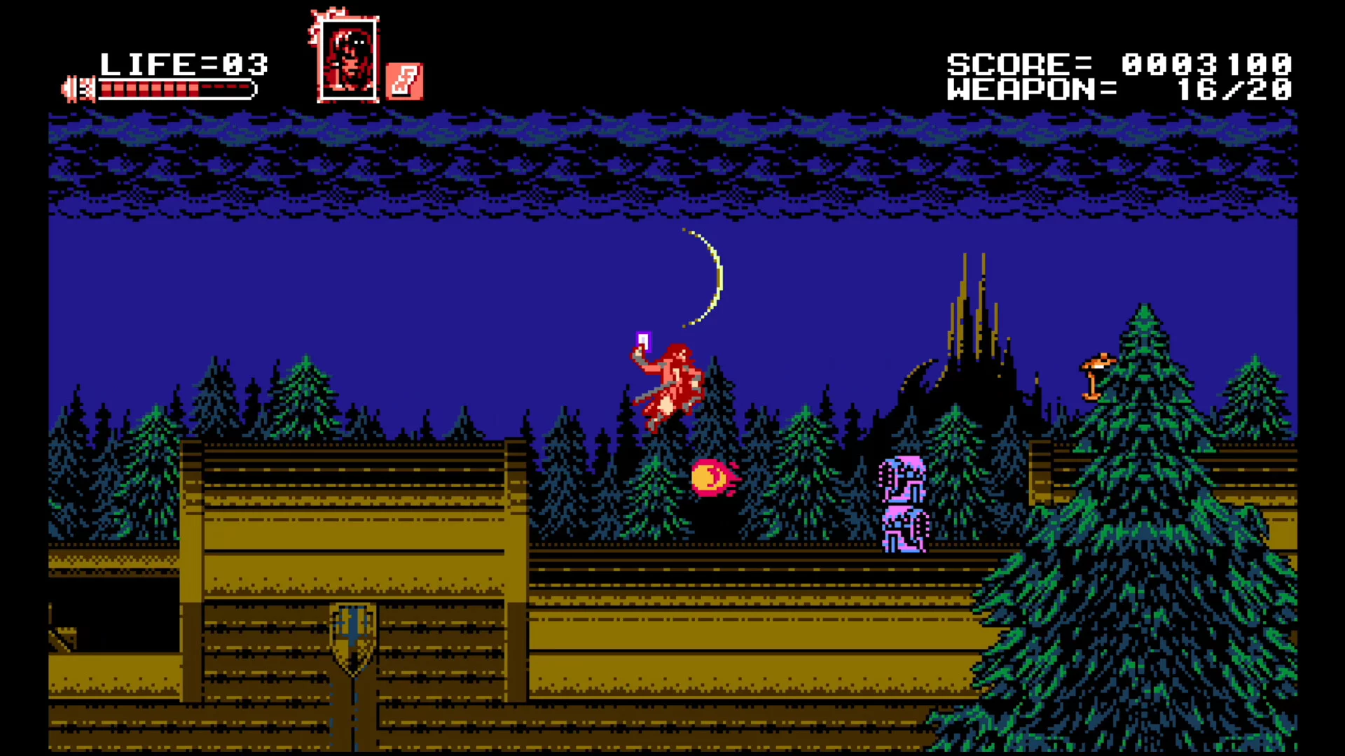 Изображение игры: Bloodstained: Curse of the Moon