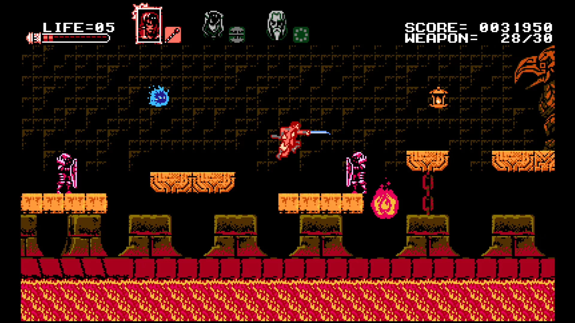 Изображение игры: Bloodstained: Curse of the Moon