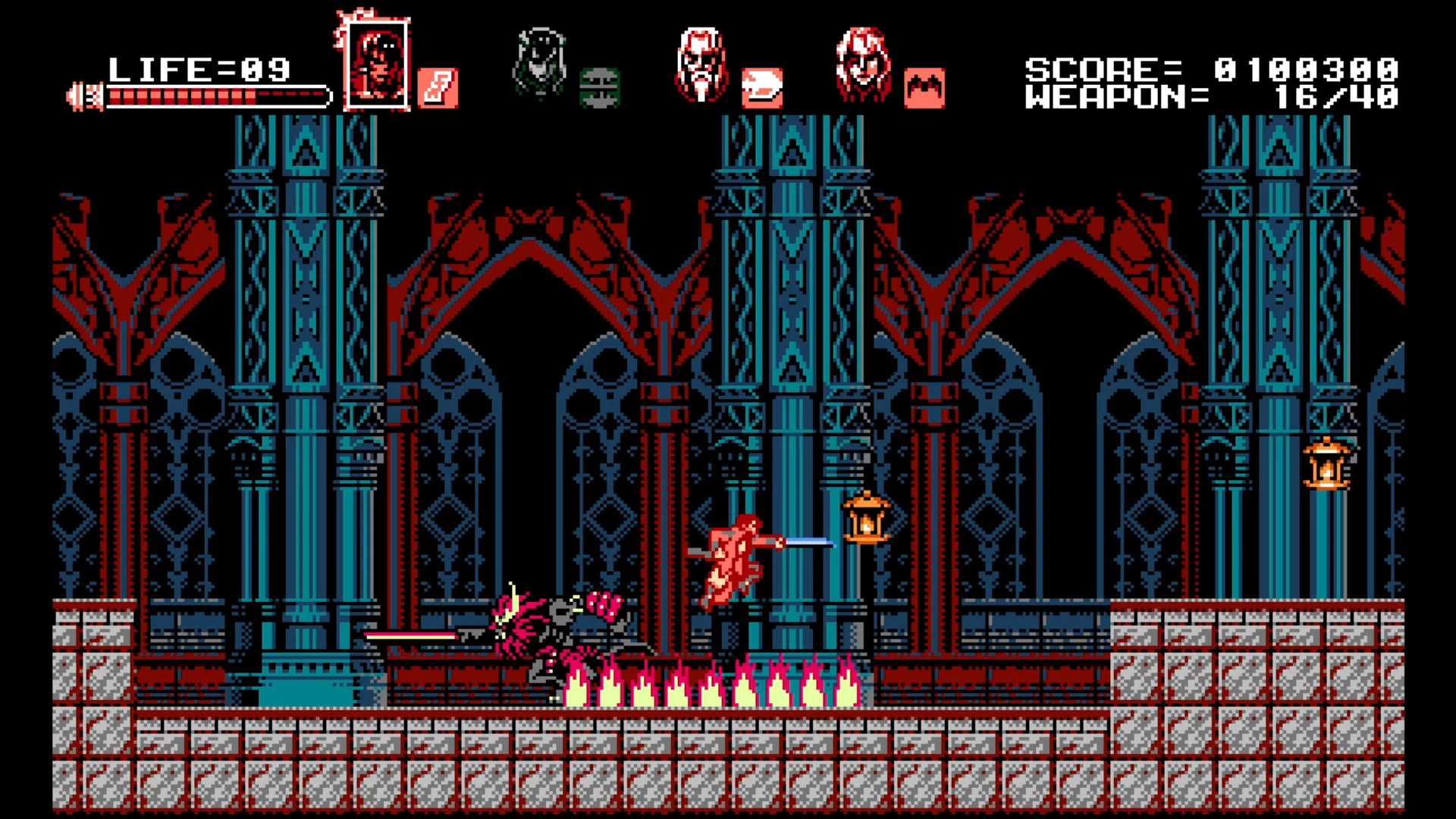 Изображение игры: Bloodstained: Curse of the Moon