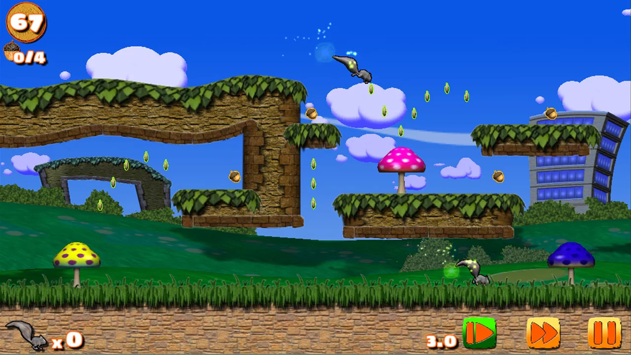Изображение игры: Psycho Squirrels