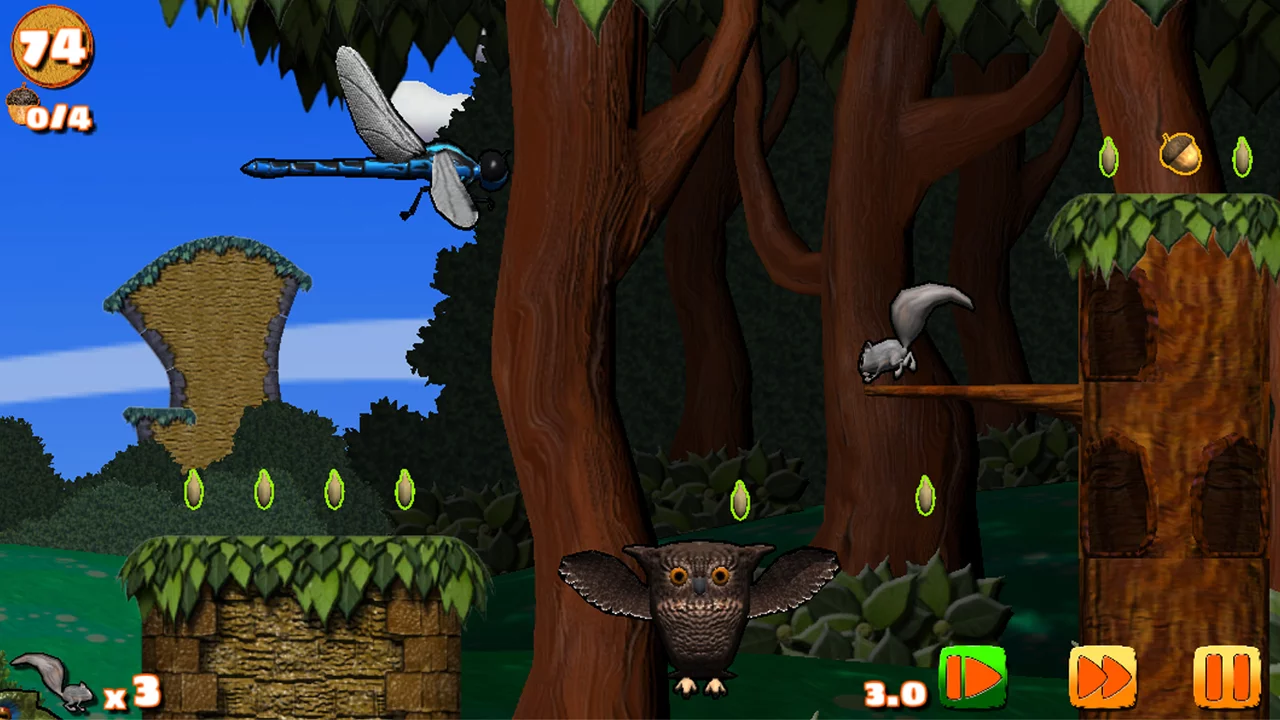 Изображение игры: Psycho Squirrels