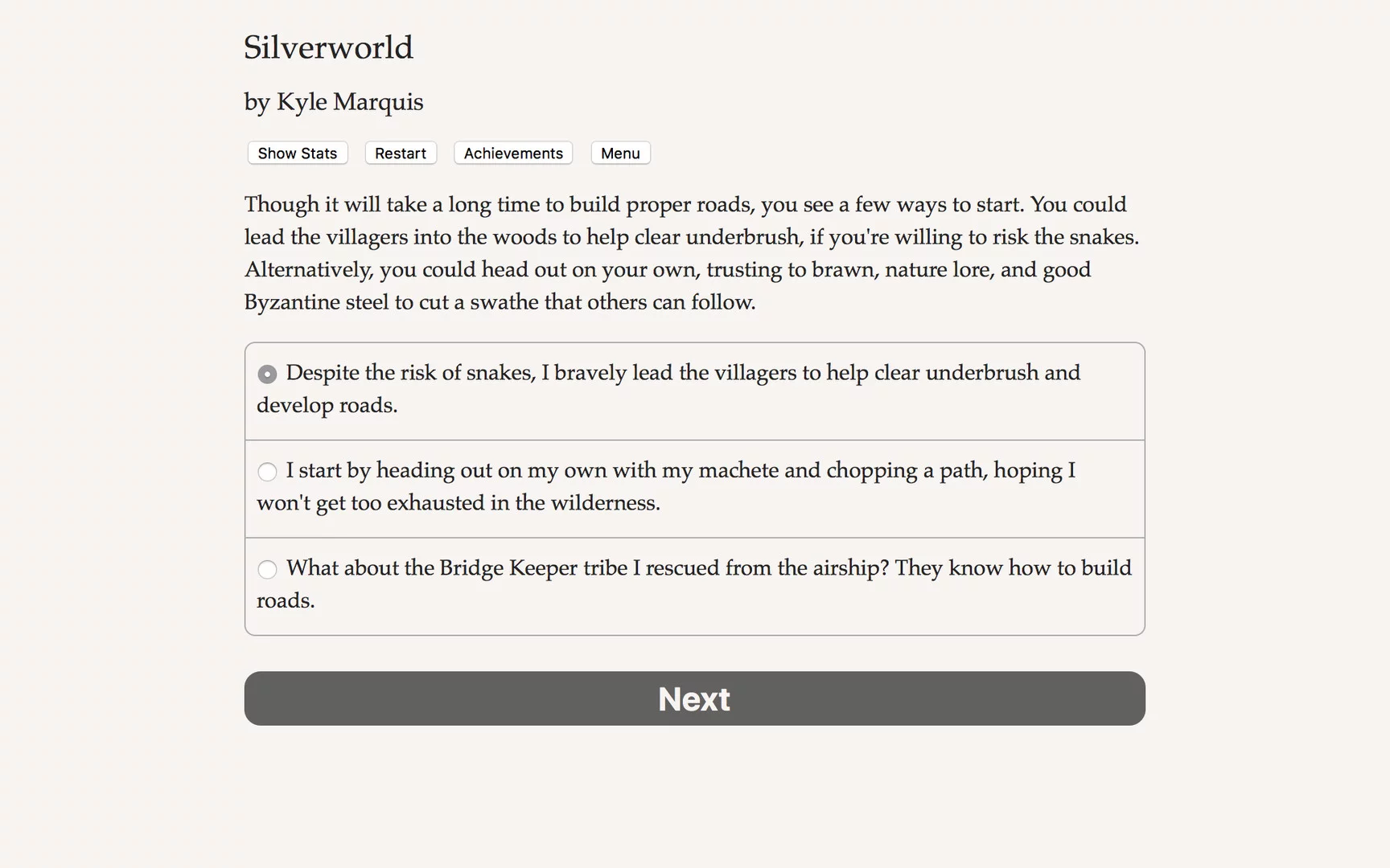 Изображение игры: Silverworld