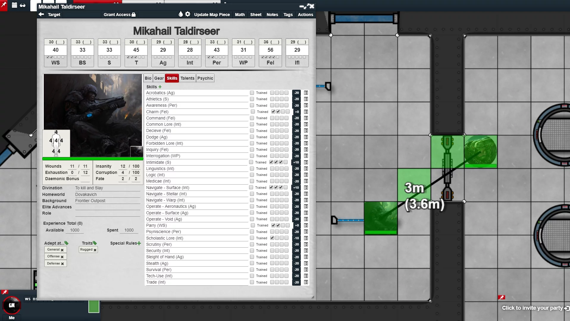 Изображение игры: GM Forge - Virtual Tabletop