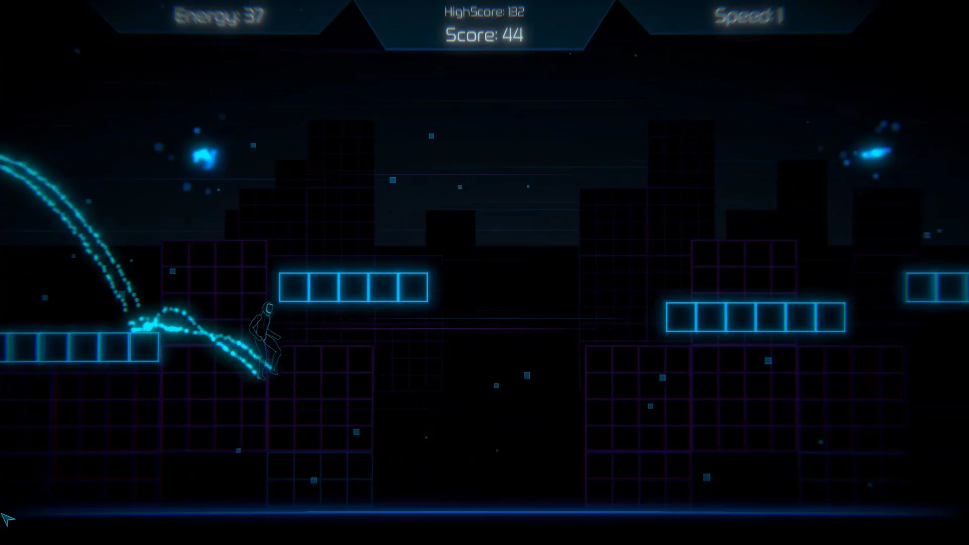 Изображение игры: Neon Void Runner