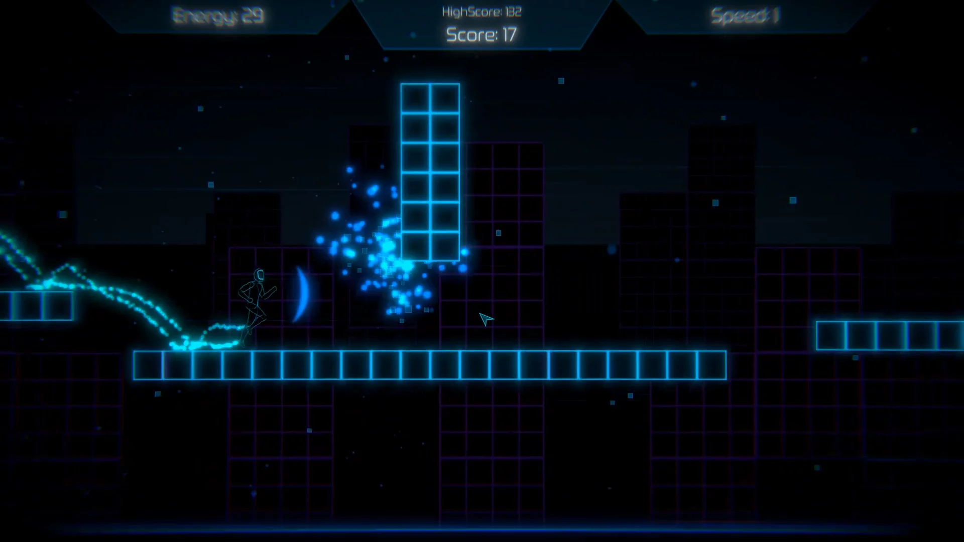 Изображение игры: Neon Void Runner