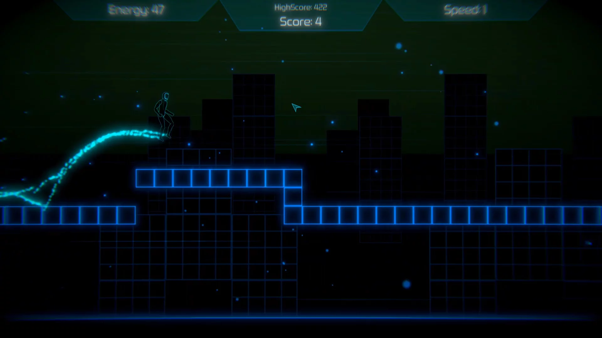Изображение игры: Neon Void Runner