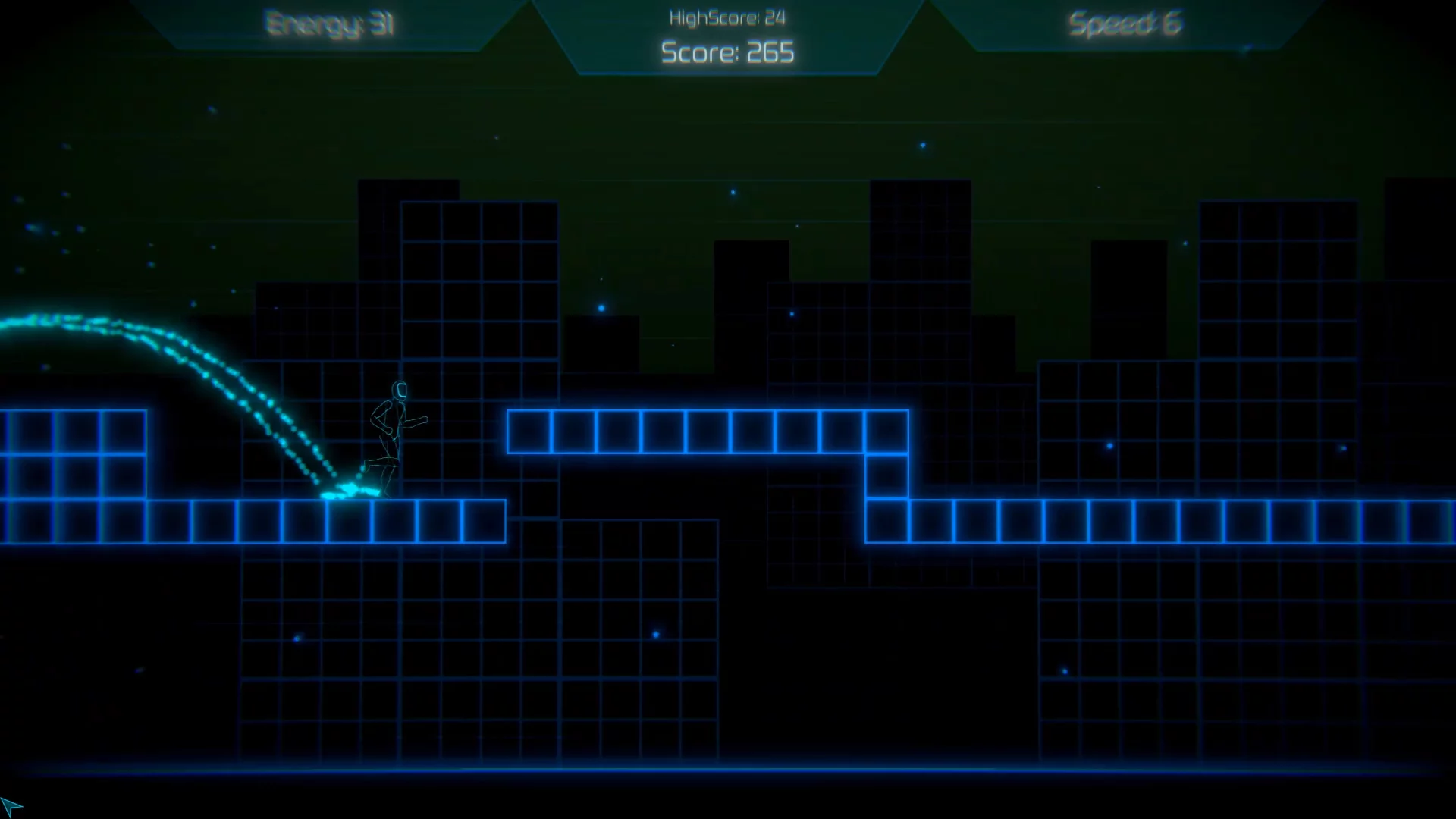 Изображение игры: Neon Void Runner