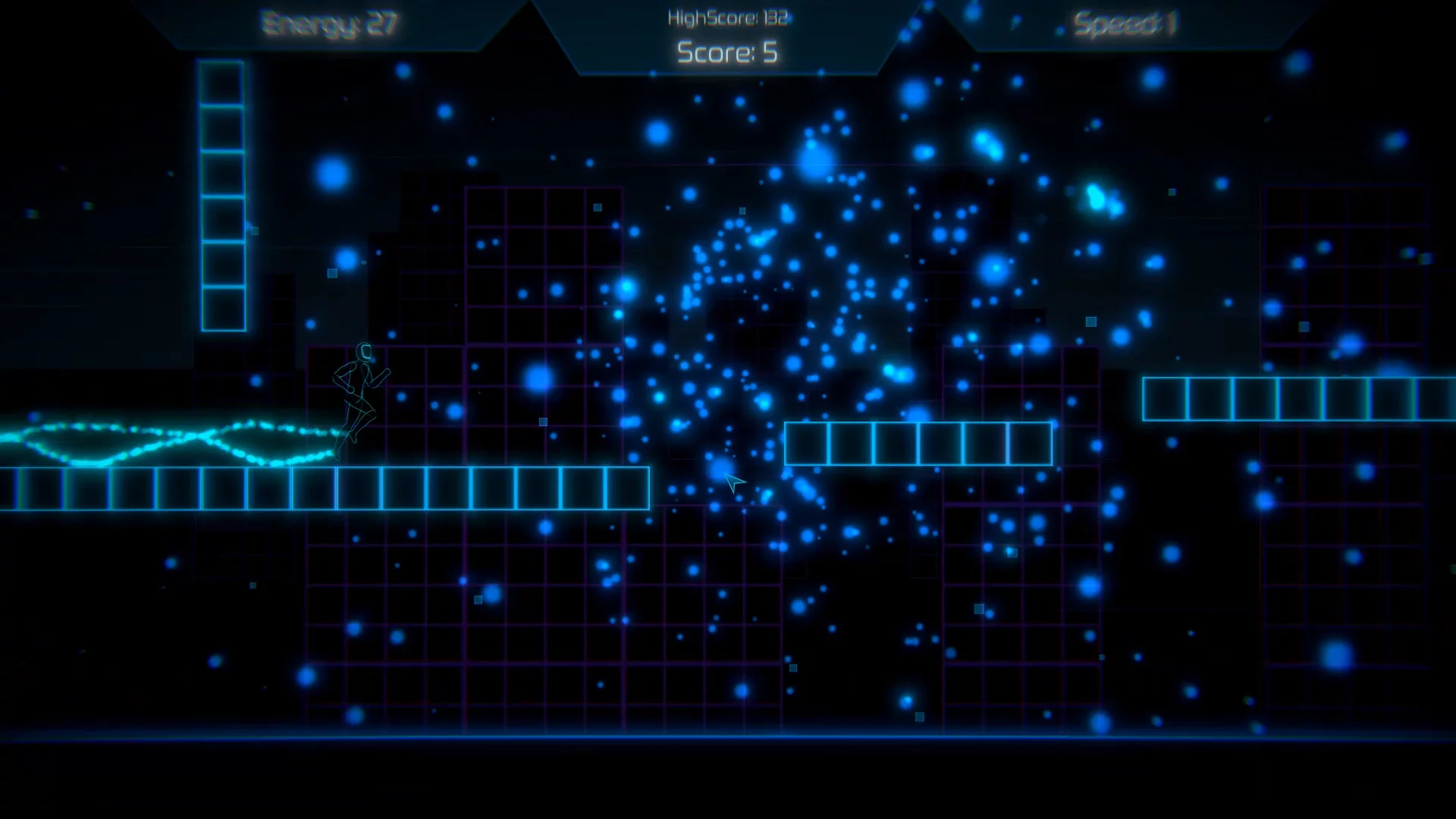 Изображение игры: Neon Void Runner