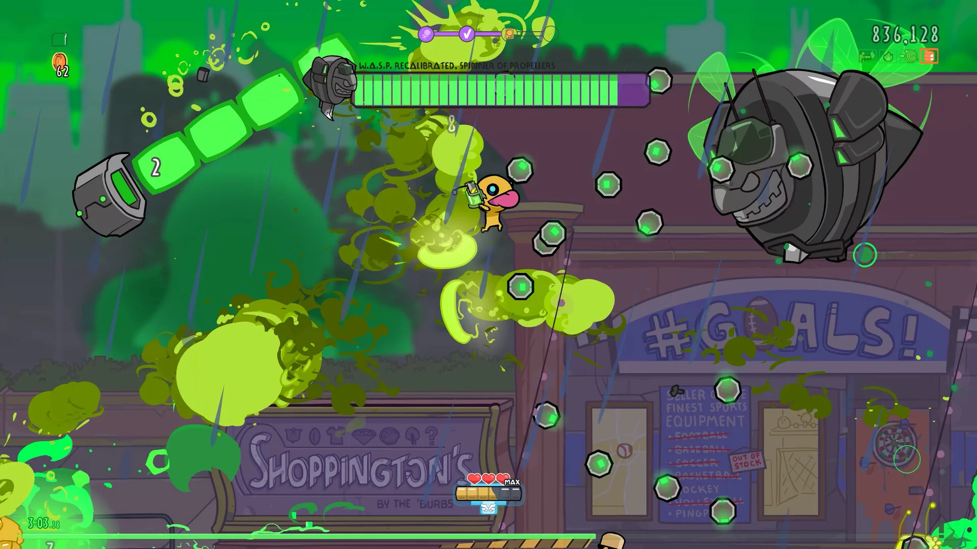 Изображение игры: Alien Hominid Invasion