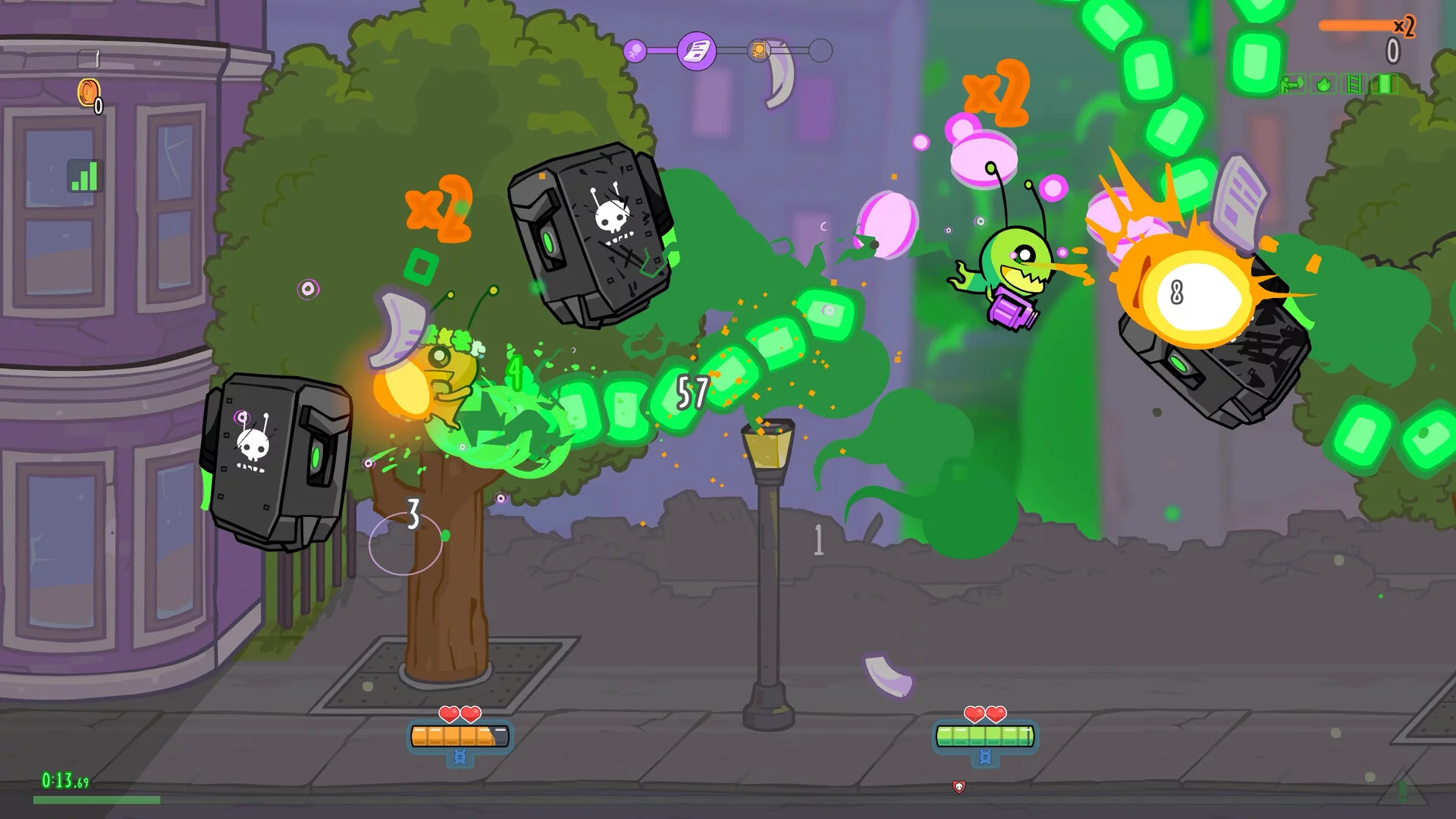 Изображение игры: Alien Hominid Invasion