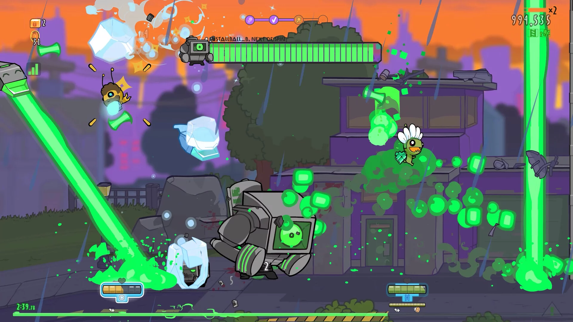 Изображение игры: Alien Hominid Invasion