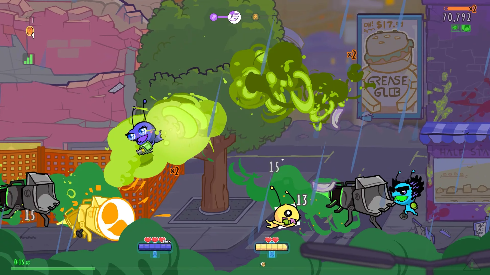 Изображение игры: Alien Hominid Invasion