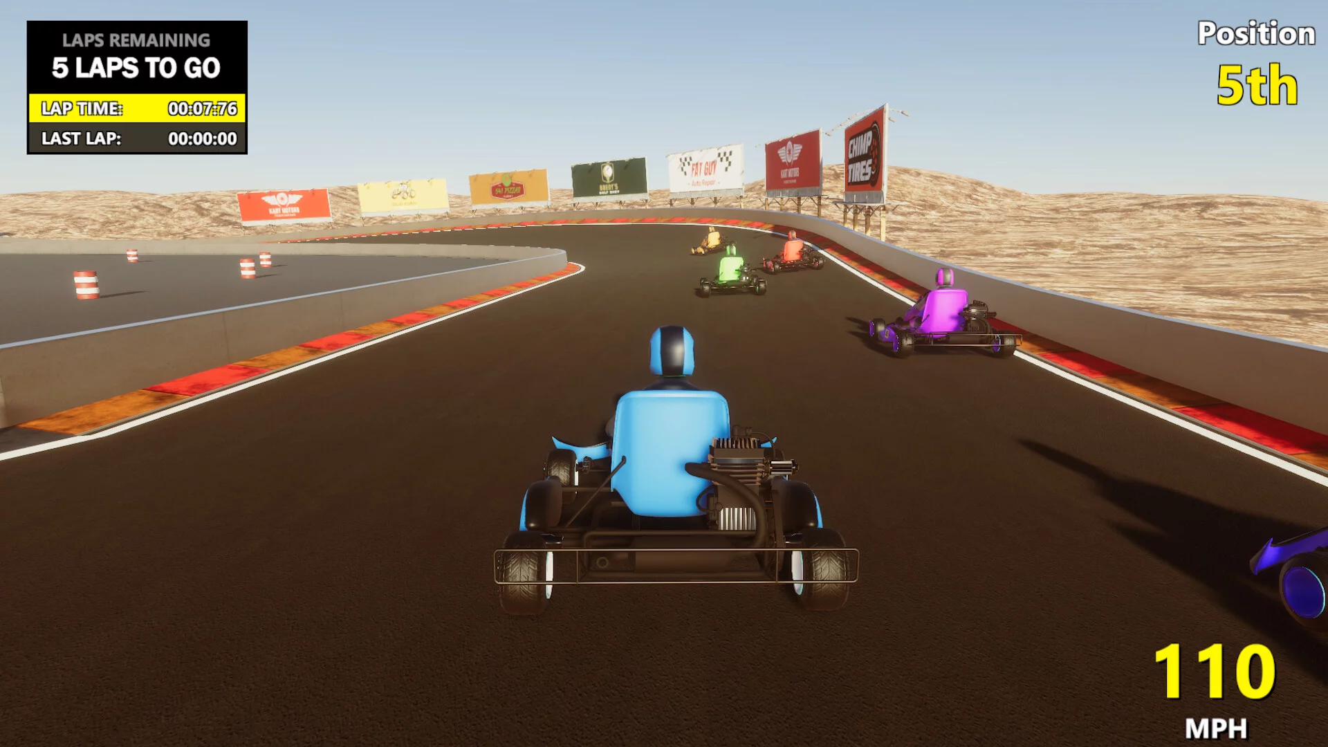 Изображение игры: Go-Kart Racing