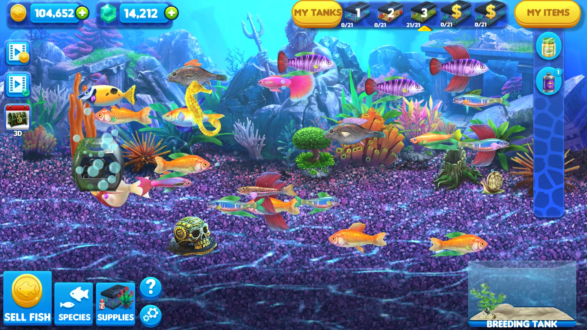 Изображение игры: Fish Tycoon 2: Virtual Aquarium