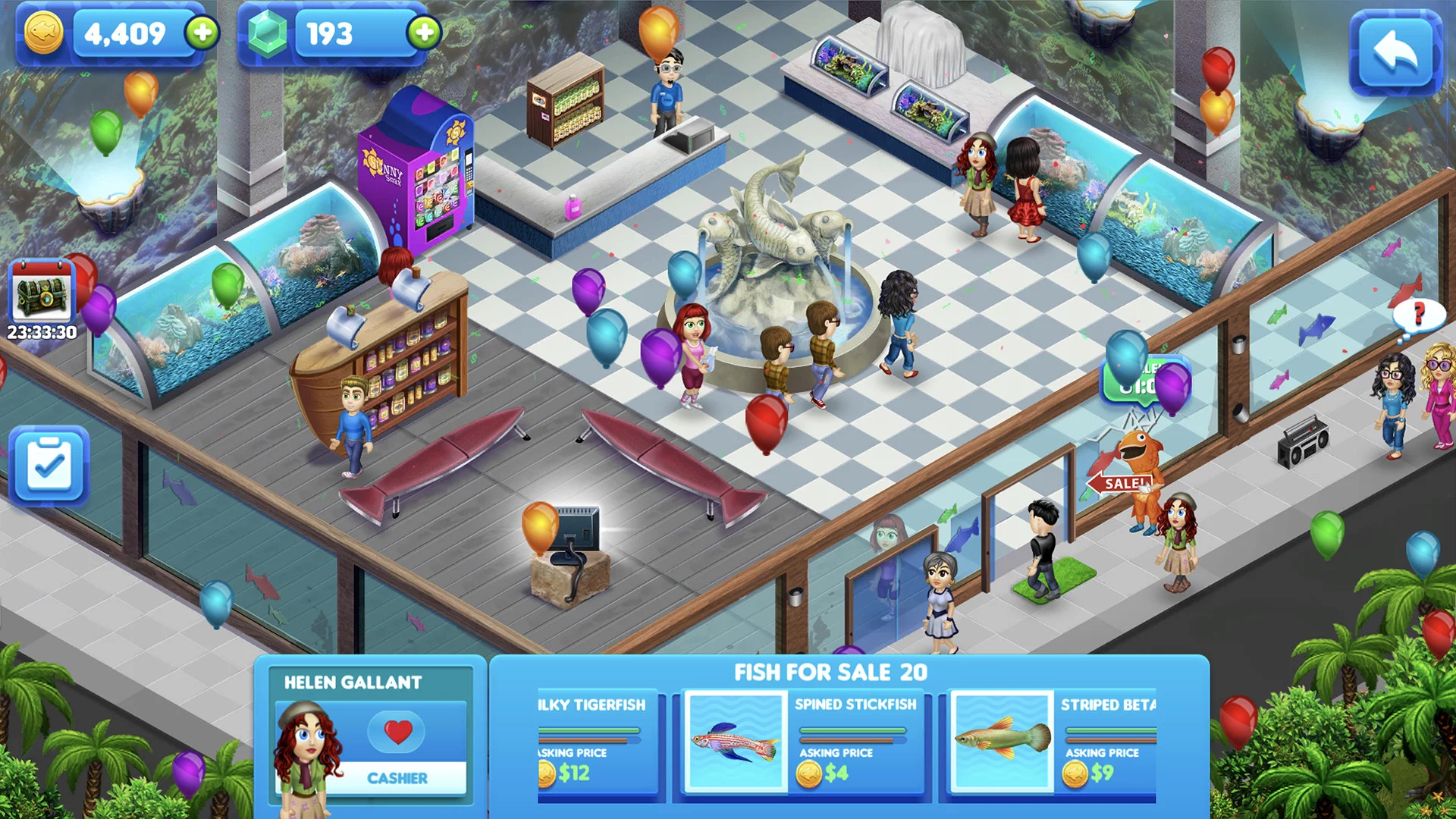 Изображение игры: Fish Tycoon 2: Virtual Aquarium