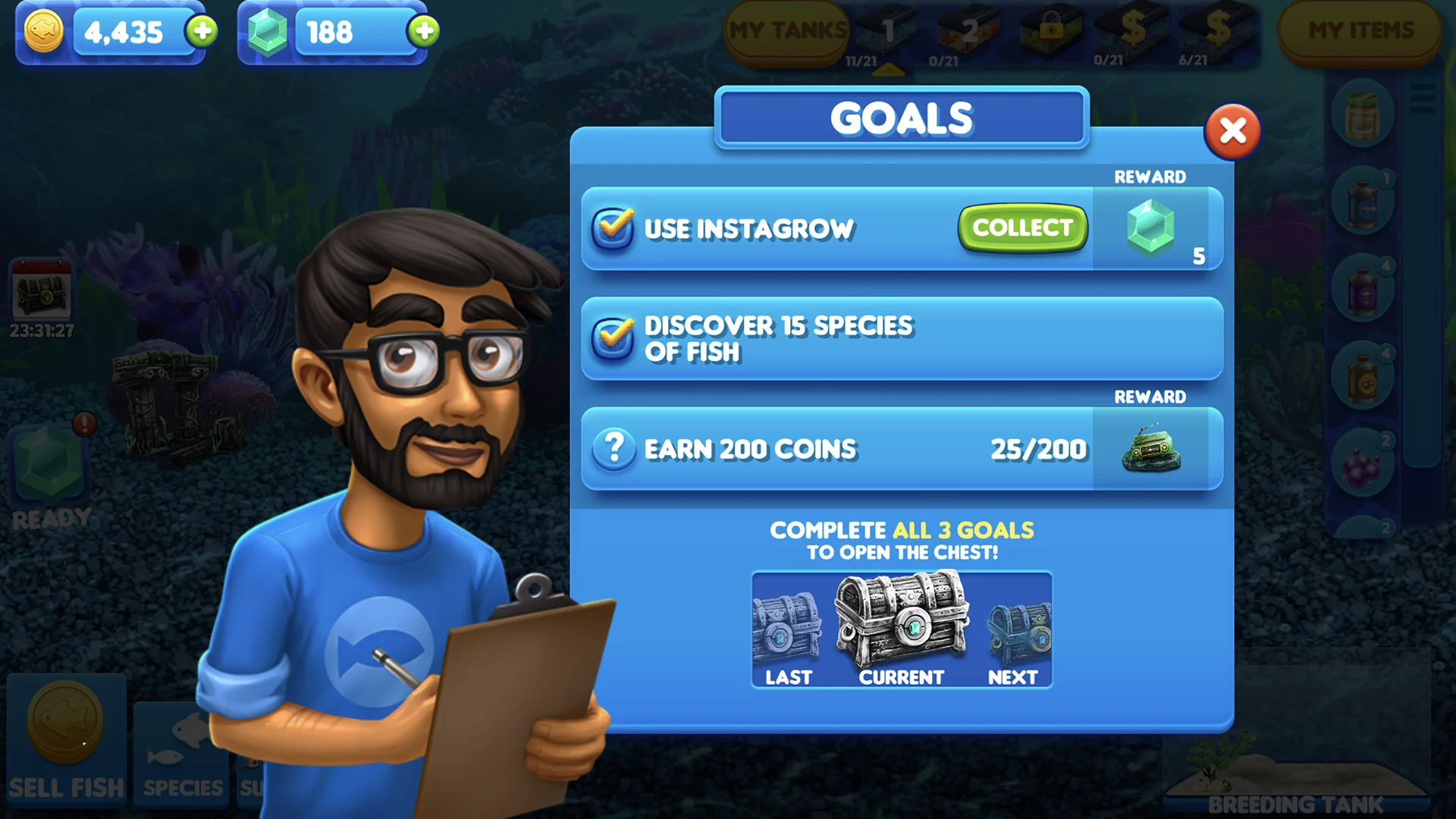 Изображение игры: Fish Tycoon 2: Virtual Aquarium