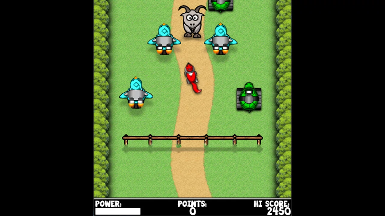 Изображение игры: Lazergoat: Invasion