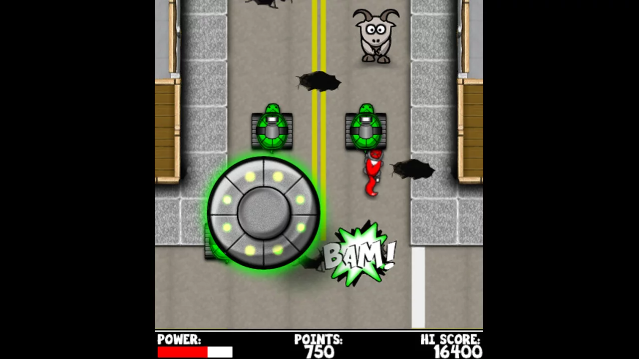 Изображение игры: Lazergoat: Invasion