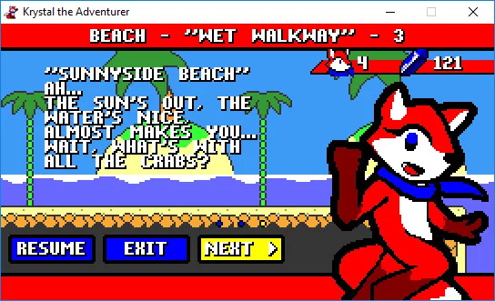 Изображение игры: Krystal the Adventurer