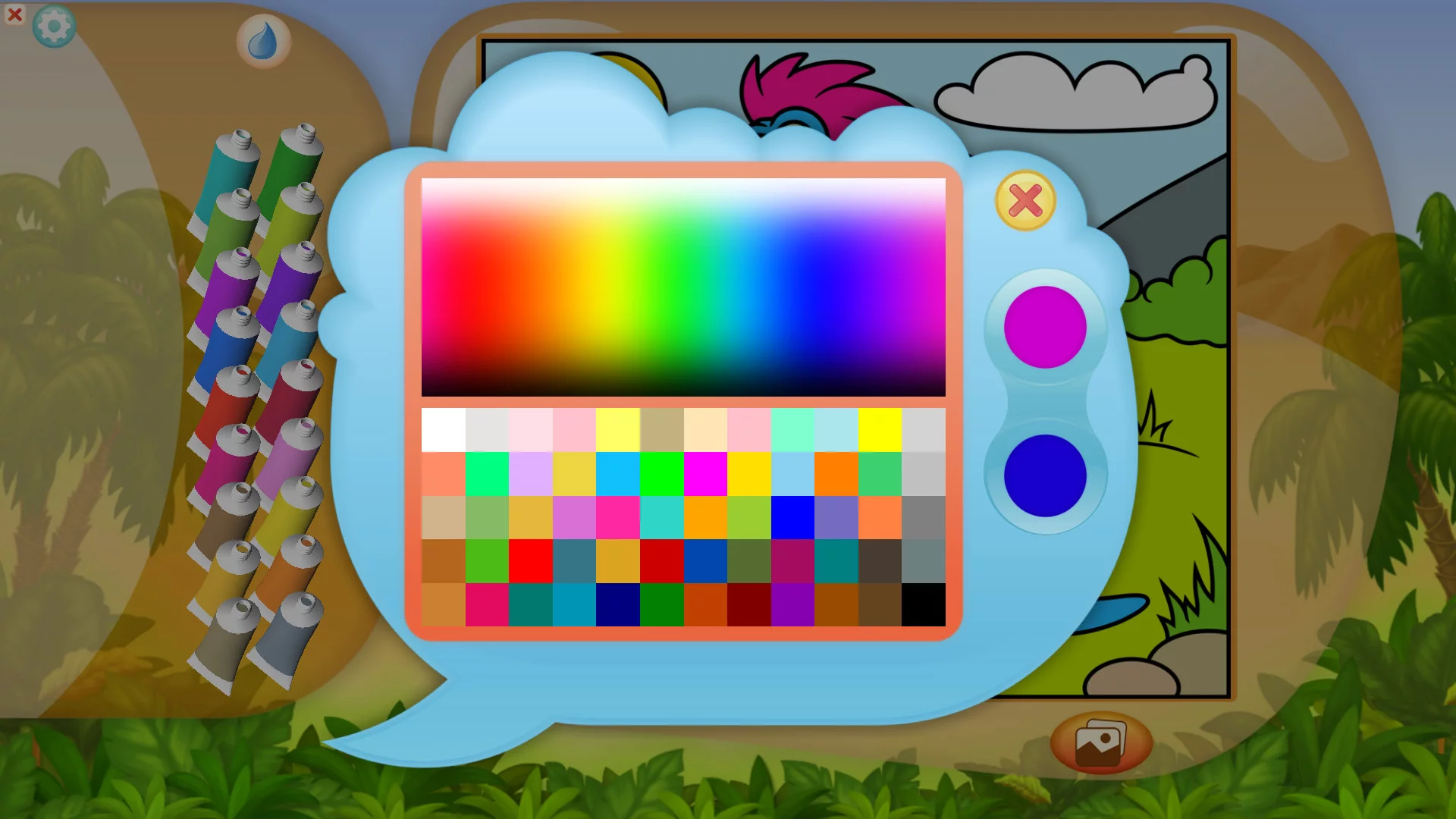 Изображение игры: Color by Numbers - Dinosaurs