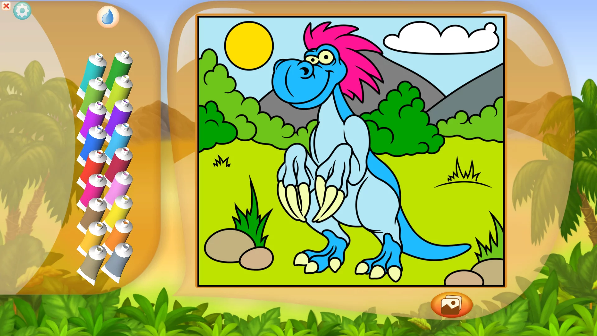 Изображение игры: Color by Numbers - Dinosaurs