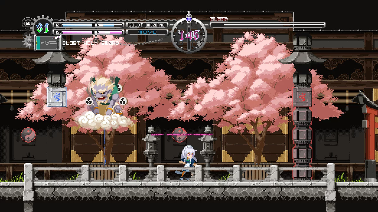 Изображение игры: Touhou Luna Nights