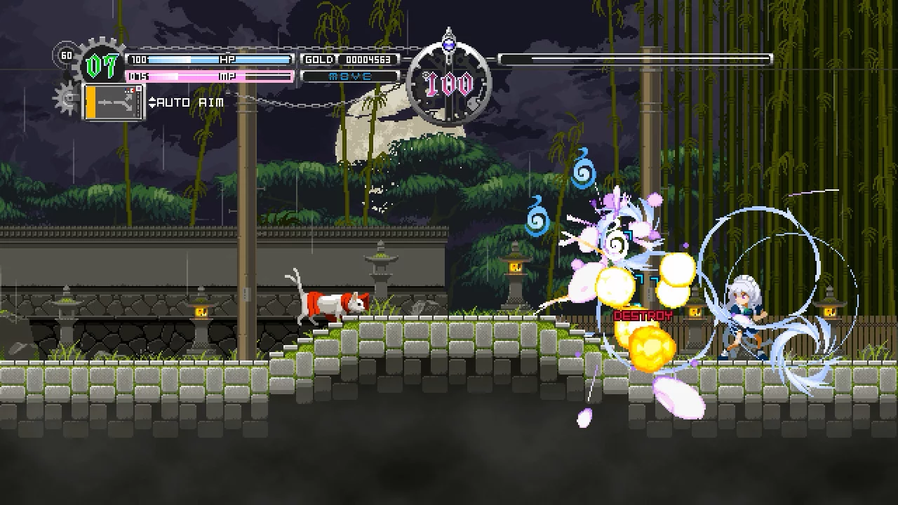 Изображение игры: Touhou Luna Nights