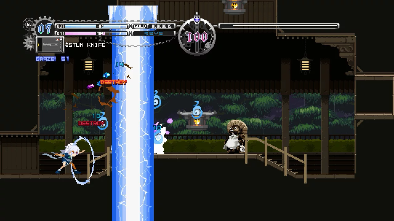 Изображение игры: Touhou Luna Nights
